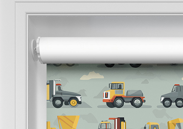 Construction Crew, Cement Grey - Twist&Fit Roller Blind - Image 9